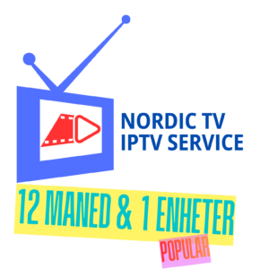 Årsplan 12 måned & 1 enheter Nordic IPTV – Premium Nordic One IPTV Strømmetjeneste