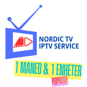 Starter Plan 1 måned & 1 enheter Nordic IPTV – Premium Nordic One IPTV Strømmetjeneste